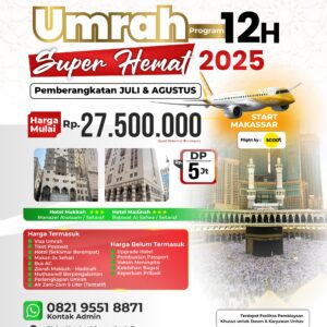 UMROH SUPER HEMAT 2025 (12 Hari)