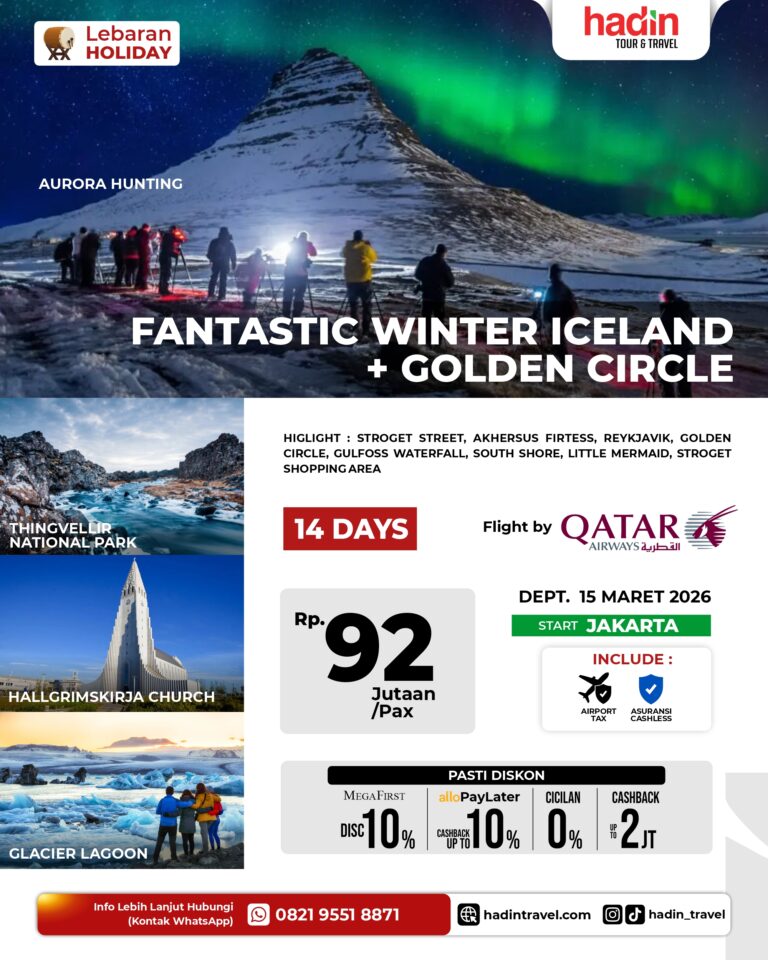 Lebaran Holiday | FANTASTIC WINTER ICELAND + GOLDEN CIRCLE 14 DAYS