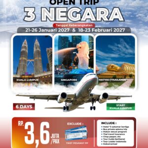TRIP 3 NEGARA TAHUN 2027
