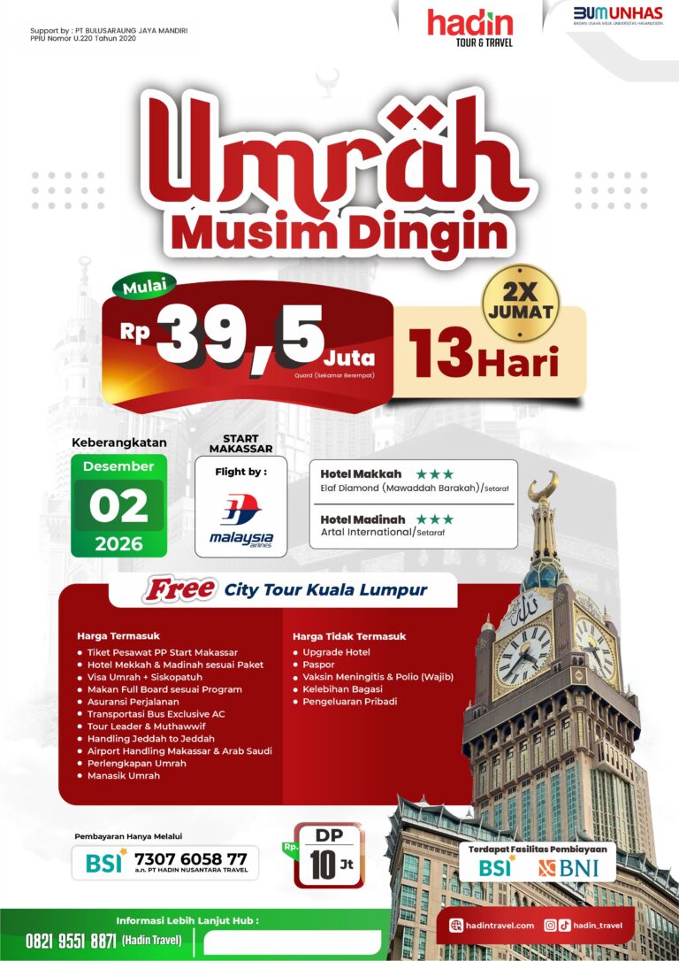 UMRAH MUSIM DINGIN | 2X JUMAT